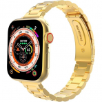 MoKo Apple Watch Ultra 3 �nce Paslanmaz �elik Kay��-Gold