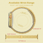MoKo Apple Watch Ultra 3 �nce Paslanmaz �elik Kay��-Gold