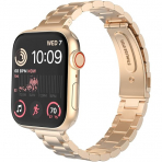 MoKo Apple Watch Ultra 3 �nce Paslanmaz �elik Kay��-Rose Gold