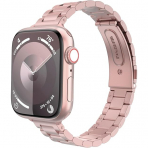 MoKo Apple Watch Ultra 3 �nce Paslanmaz �elik Kay��-Rose Pink
