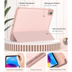 MoKo Apple iPad 10. Nesil Kalem Tutuculu Klf (10.9 n)-Rose Gold