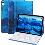 MoKo Apple iPad 10. Nesil Klavye Klf (10.9 n)-Blue Starry Sky