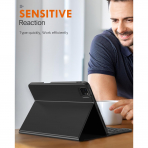 MoKo Klavyeli iPad Air 6.Nesil Klf (11 in)-Black