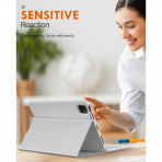 MoKo Klavyeli iPad Air 6.Nesil Klf (11 in)-Silver