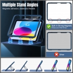 MoKo Apple iPad 10. Nesil Standl Klf (10.9 n)-Navy Blue