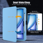 MoKo Apple iPad Air M2 Standl Klf (13 n)-Sunny Sky Blue 