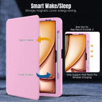 MoKo Apple iPad Air M2 Standl Klf (13 n)-Nosegay Pink 