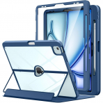 MoKo Apple iPad Air M2 Standl Klf (13 n)-Dark Sea Blue 