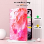 MoKo Apple iPad 10. Nesil Klf (10.9 n)-Dreamy Starry Watermelon Red