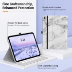 MoKo Apple iPad 10. Nesil Klf (10.9 n)-Marble White
