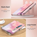 MoKo Apple iPad 10. Nesil Klf (10.9 n)-Flowing Purple/Pink