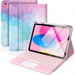 MoKo Apple iPad A16 Klavyeli Klf (11 in)-Water Color