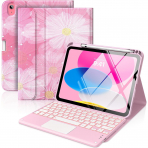 MoKo Apple iPad A16 Klavyeli K�l�f (11 in�)-Coreopsis