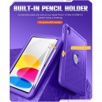 MoKo Apple iPad A16 Klf (11/10.9 in)-Dark Purple 
