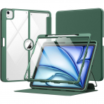 MoKo Apple iPad Air M2 Manyetik Klf (13 in)-Midnight Green