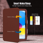MoKo Apple iPad A16 Standl Klf (11 n)-Brown