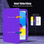 MoKo Apple iPad A16 Standl Klf (11 n)-Dark Violet