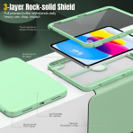 MoKo Apple iPad A16 Standl Klf (11 n)-Green