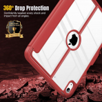 MoKo Apple iPad A16 Standl Klf (11 n)-Red