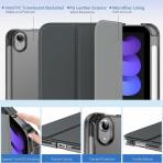 MoKo Apple iPad Mini 7 Standl Klf -Space Gray