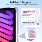 MoKo Apple iPad Mini 7 Standl Klf -Lilac