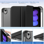 MoKo Apple iPad Mini 7 Standl Klf -Black