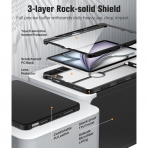  MoKo Apple iPad Air M2 Manyetik Klf (11 in)-Black 