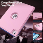MoKo Apple iPad Air M2 Smart Cover Klf (13 in)-Light Pink 