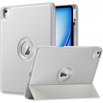 MoKo Apple iPad Air M2 Smart Cover Klf (13 in)-Light Gray 