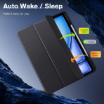 MoKo Apple iPad Air M2 Smart Cover Klf (13 in)-Black 