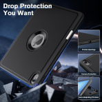 MoKo Apple iPad Air M2 Smart Cover Klf (11 in)-Black 