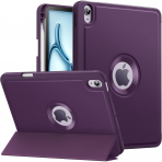 MoKo Apple iPad Air M2 Smart Cover Klf (11 in)-Dark Purple 