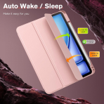 MoKo Apple iPad Air M2 Smart Cover Klf (11 in)-Rose Gold 