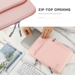 MoKo Carrying MacBook Pro Laptop antas(13-14 in) -Pink 