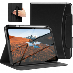MoKo Apple iPad A16 Deri Folyo Klf (11 in)-Black