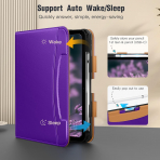 MoKo Apple iPad A16 Deri Folyo Klf (11 in)-Purple