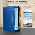 MoKo Apple iPad A16 Deri Folyo Klf (11 in)-Abyss Blue