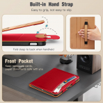 MoKo Apple iPad A16 Deri Folyo Klf (11 in)-Red