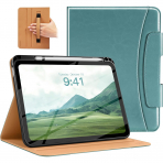 MoKo Apple iPad A16 Deri Folyo Klf (11 in)-Turquoise