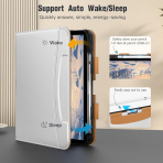 MoKo Apple iPad A16 Deri Folyo Klf (11 in)-White