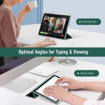 MoKo Galaxy Tab S10 Lite Standl Klf-Midnight Green