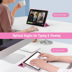 MoKo Galaxy Tab S10 Lite Standl Klf-Flowers Pink