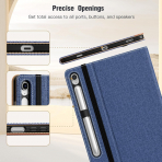 MoKo Galaxy Tab S10 Lite Standl Klf-Blue Brown