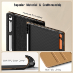 MoKo Galaxy Tab S10 Lite Standl Klf-Black Brown