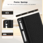 MoKo Galaxy Tab S10 Lite Standl Klf-Black Brown