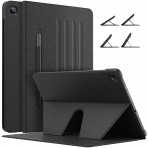 MoKo Galaxy Tab S6 Lite Kalem Blmeli Klf (10.4 in)-Black