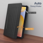 MoKo Galaxy Tab S6 Lite Kalem Blmeli Klf (10.4 in)-Black