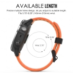 MoKo Garmin Fenixx 3 / Fenixx 5X Silikon Kay-Orange