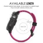 MoKo Garmin Fenixx 3 / Fenixx 5X Silikon Kay-Rose Red