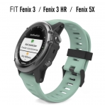 MoKo Garmin Fenixx 3 / Fenixx 5X Silikon Kay-Turquoise